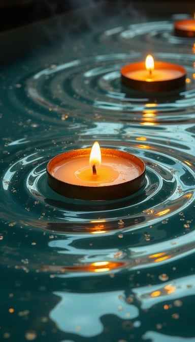 Rippling Candlelit Waters Rippling Candlelit Waters