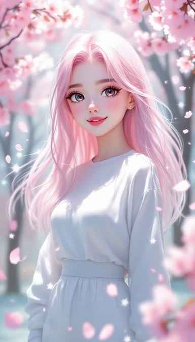Pink Hair Princess Pink Hair Princess