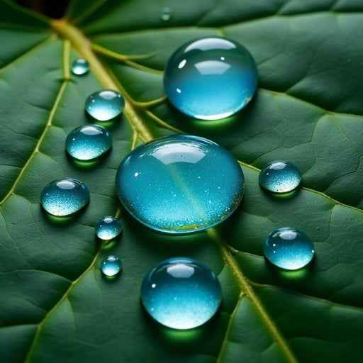 Nature's Water Spheres