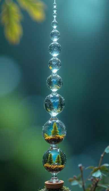 Dewdrop Crystal Chain Dewdrop Crystal Chain