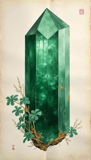 Majestic Emerald Crystal