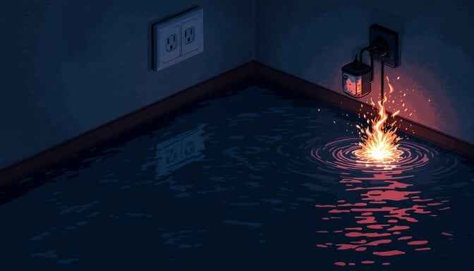 Dangerous Flooded Corner