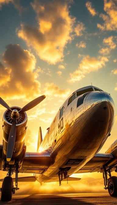 Sunset Aviation Glory