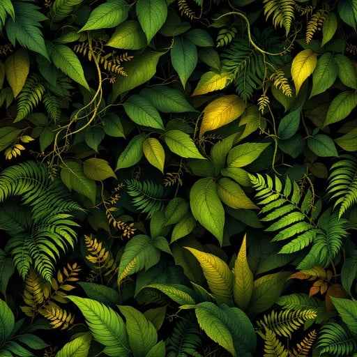Lush Jungle Pattern