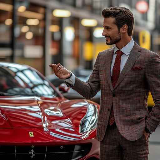 Elegant man posing Elegant man posing