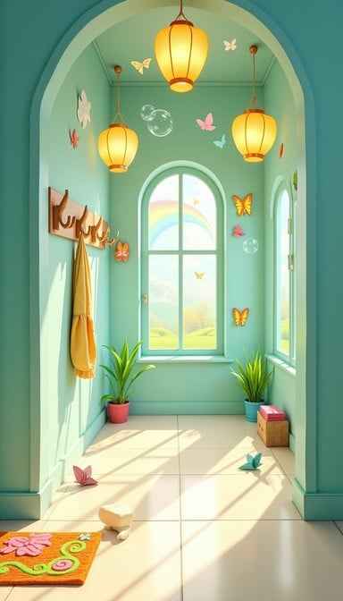 Whimsical Welcome Entrance