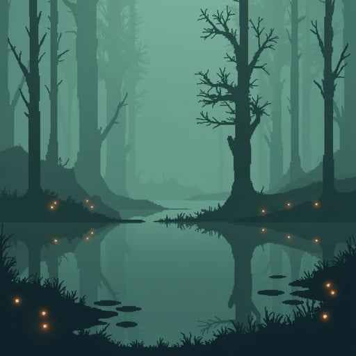 Misty Forest Reflections Misty Forest Reflections