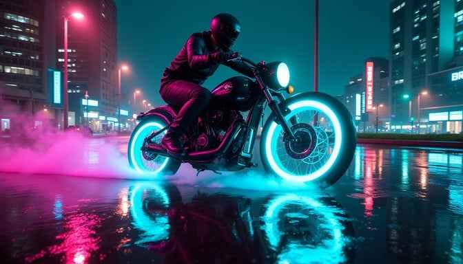 Cyberpunk Night Rider