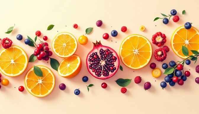 Fresh Fruit Panorama
