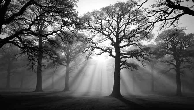 Misty Forest Light
