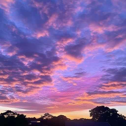 Vibrant Sunset Sky