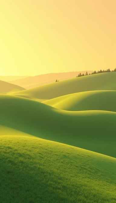 Serene rolling hills
