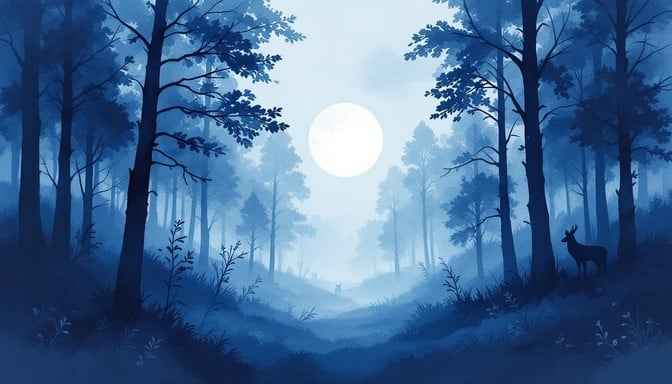 Moonlit Forest Mystery