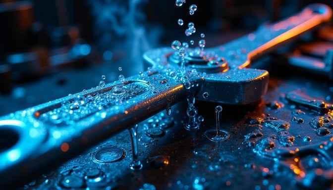 Neon Wrench Dripping Neon Wrench Dripping