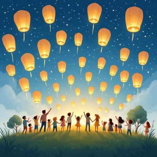 Lanterns Light Night
