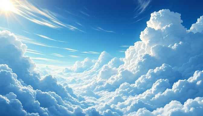 Heavenly Anime Cloudscape Heavenly Anime Cloudscape