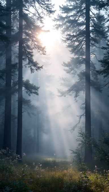 Misty Forest Dawn Misty Forest Dawn