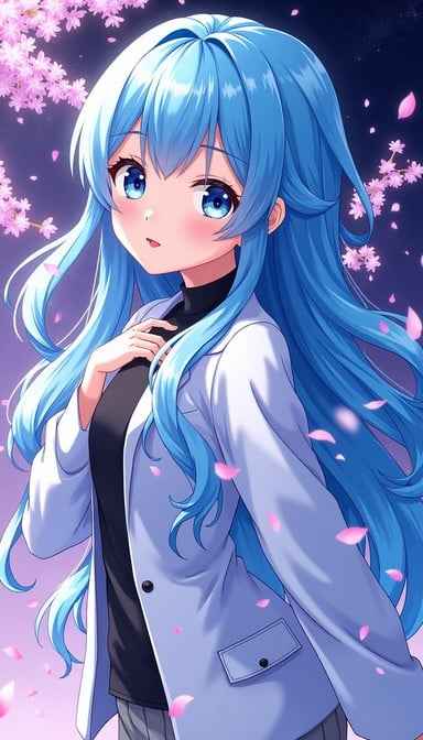 Azure Blossom Dream