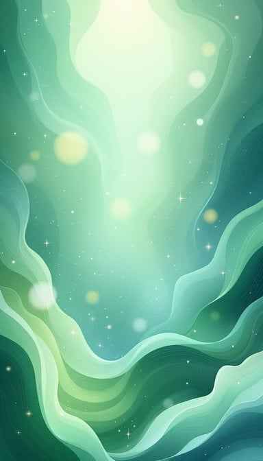 Ethereal Mint Waves