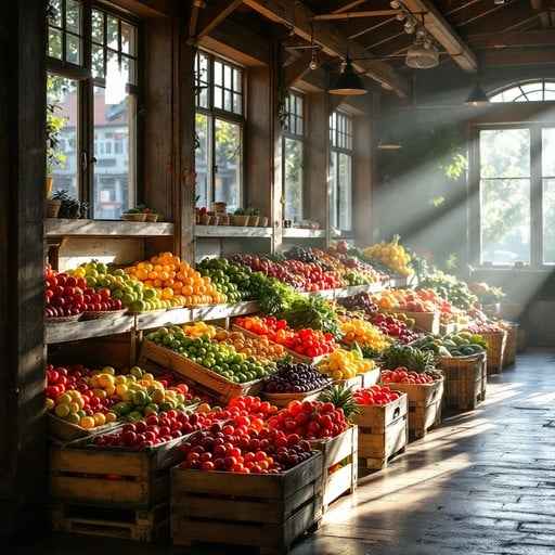 Fruit Market Glow Fruit Market Glow