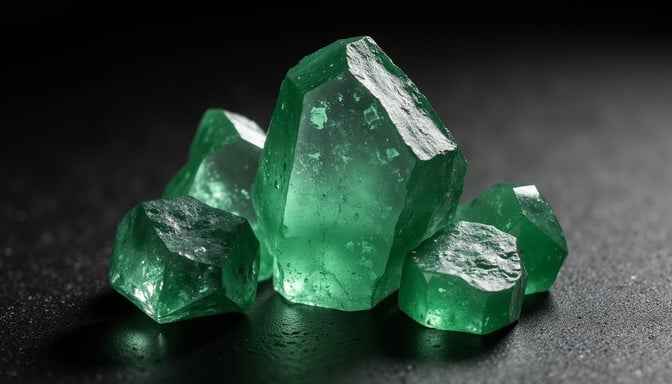 Crystalline Green Gems Crystalline Green Gems