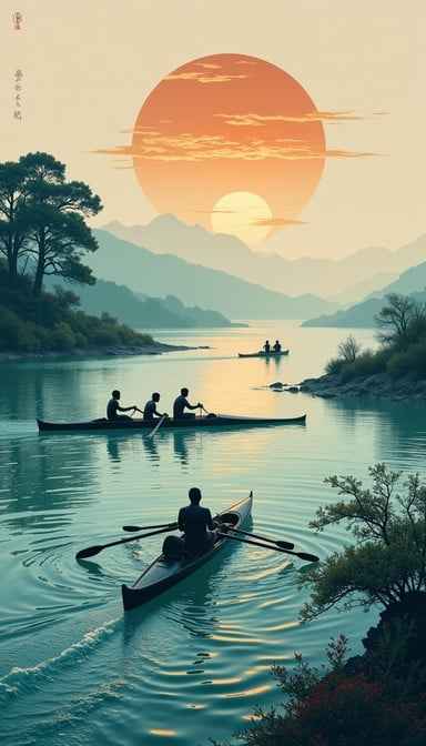 Tranquil River Journey Tranquil River Journey