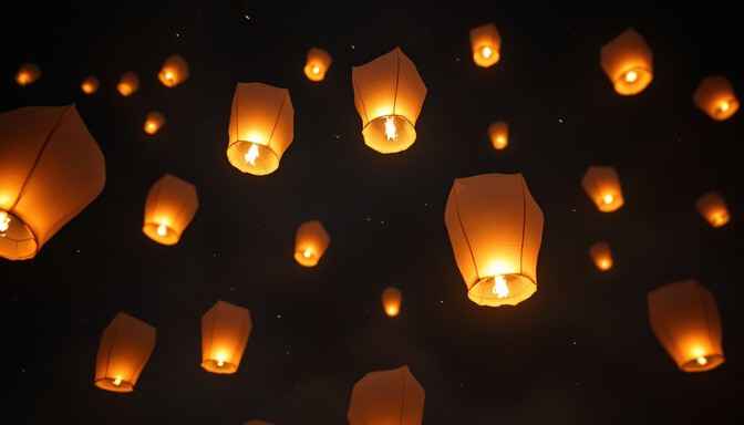Floating Paper Lights