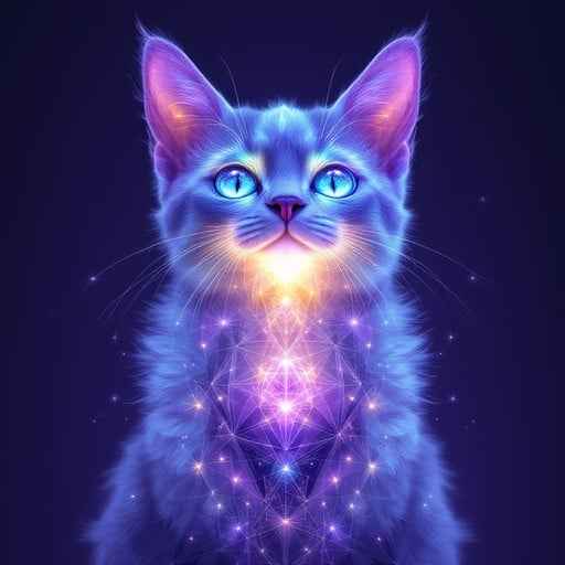 Cosmic Crystal Cat