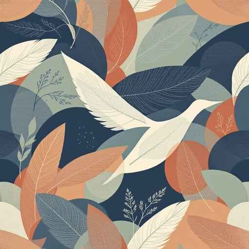 Flowing Bird Pattern