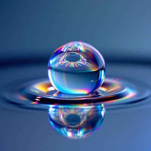 Prismatic Water Sphere Prismatic Water Sphere