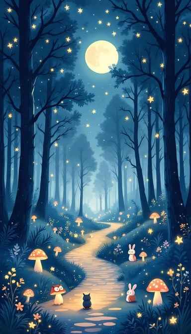 Moonlit Woodland Magic Moonlit Woodland Magic