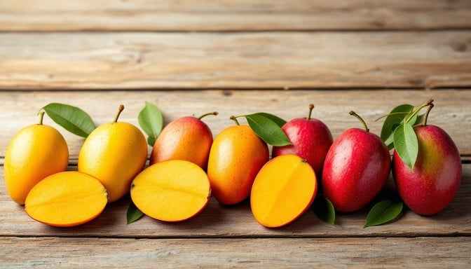 Colorful Mango Display Colorful Mango Display