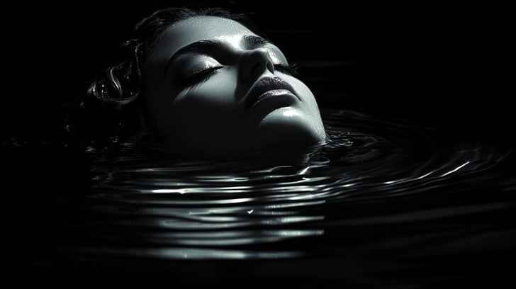 Serene water portrait