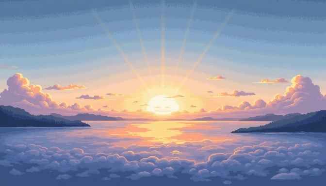 Radiant Cloud Sunrise