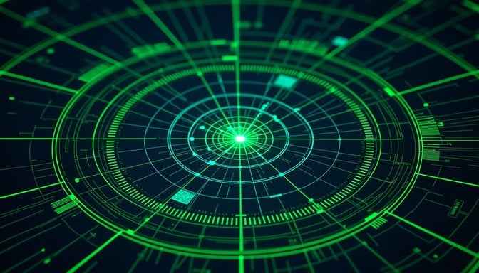 Glowing Target Grid Glowing Target Grid
