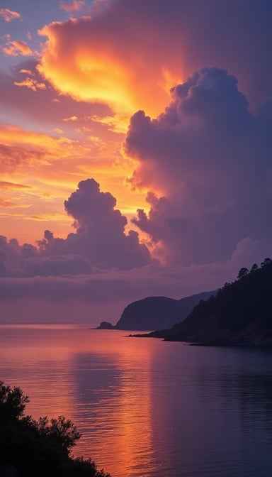 Majestic Sunset Reflection