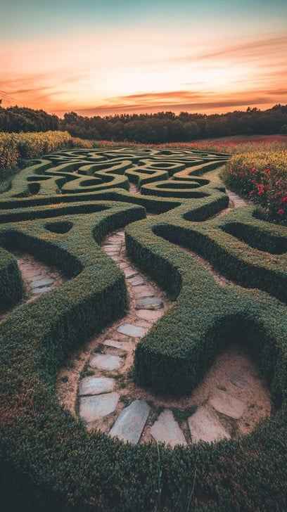 Sunset Maze Garden Sunset Maze Garden