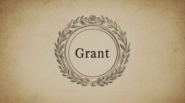 Elegant Grant Emblem