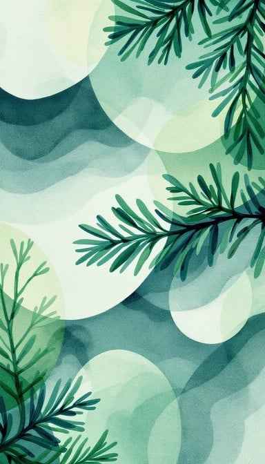 Peaceful Pine Pattern