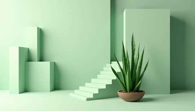 Minimalist Green Sanctuary