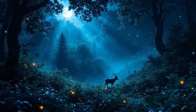 Moonlit Forest Magic