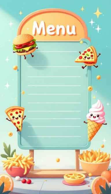 Playful Food Menu Playful Food Menu