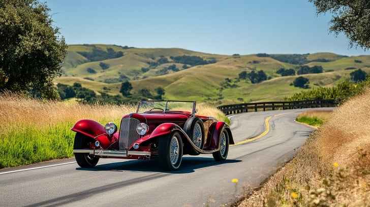 Vintage Car Drive Vintage Car Drive