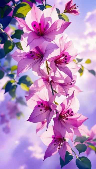 Magical Purple Blooms