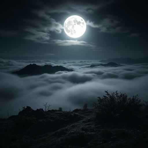 Moonlight Above Clouds Moonlight Above Clouds