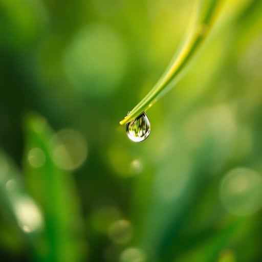 Dewdrop Catches Light