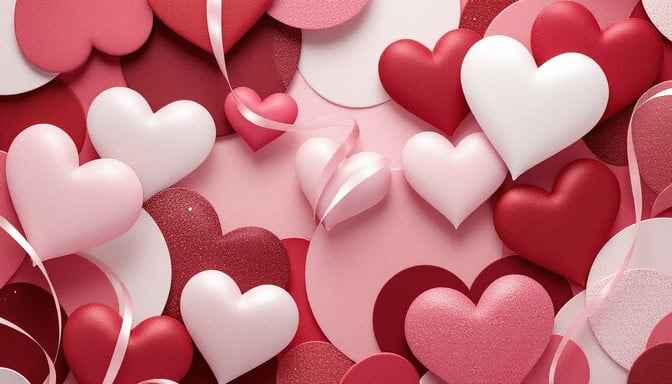 Romantic Hearts Pattern