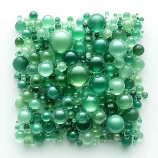 Emerald Bubble Matrix