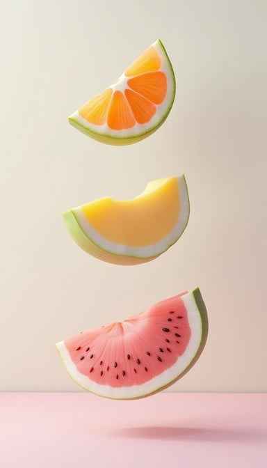 Floating Fruit Slices
