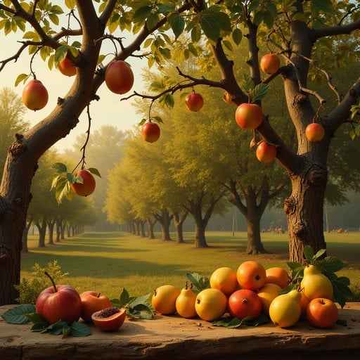 Sunlit Orchard Bounty Sunlit Orchard Bounty